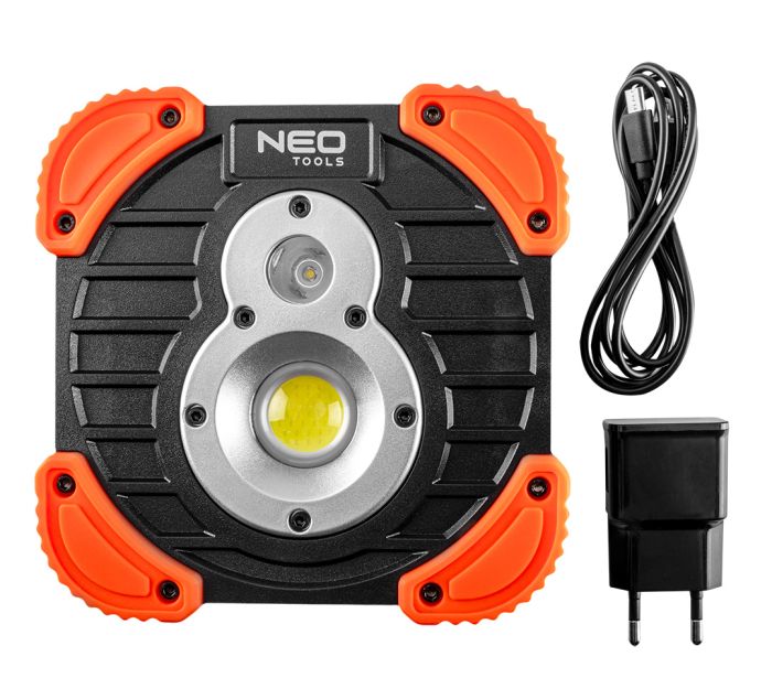 Акумуляторный прожектор NEO 750 + 250 лм COB, aрт(99-040)